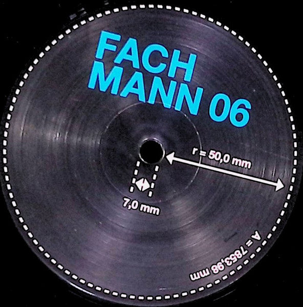 Fachmann - Fachmann 06 - VG+ 12" Single Record 2009 Fachmann Tonträger Germany vinyl - Tech House / Minimal - Shuga Records