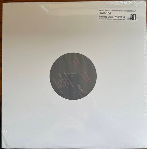 Jenn Champion - Single Rider - New LP Record 2018 Hardly Art RTI Promo Vinyl - Indie Pop / Synth-pop