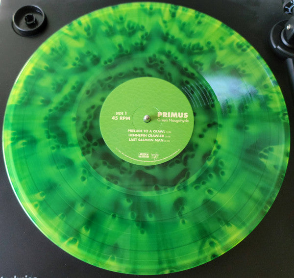 Primus - Green Naugahyde (2011) - New 2 LP Record 2021 ATO Prawn Song Ghostly Green Vinyl & Download - Rock / Art Rock / Funk Metal - Shuga Records