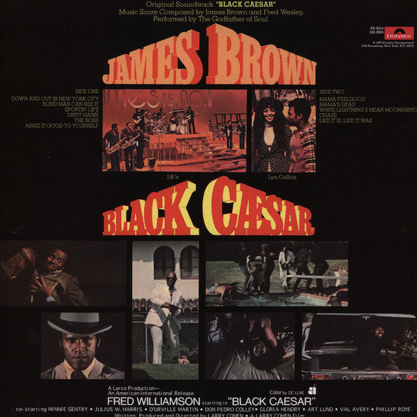 James Brown - Black Caesar (1973) - VG+ LP Record 1998 Polydor USA Vinyl - Funk / Soundtrack - Shuga Records