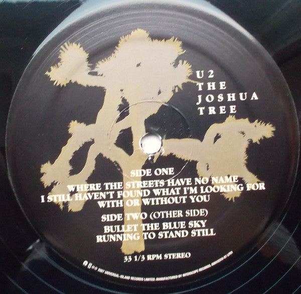 U2 - The Joshua Tree (1987) - VG+ 2 LP Record 2007 Island Interscope 20th Anniversary 180 Vinyl & Booklet - Pop Rock - Shuga Records
