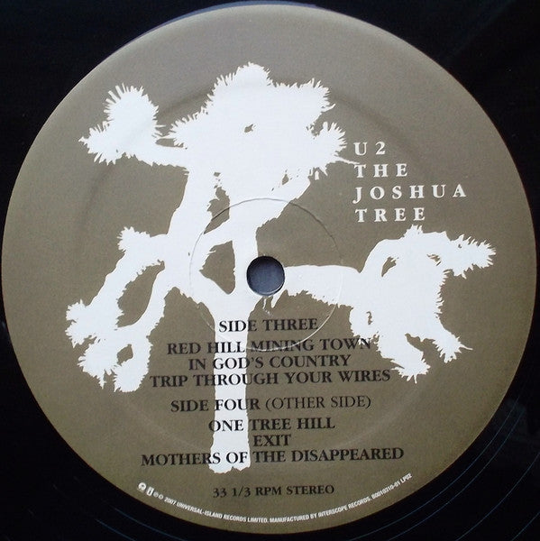U2 - The Joshua Tree (1987) - VG+ 2 LP Record 2007 Island Interscope 20th Anniversary 180 Vinyl & Booklet - Pop Rock - Shuga Records