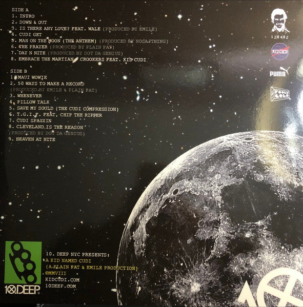 Kid Cudi - A Kid Named Cudi (2008) - New 2 LP Record 2021 10.Dee Unofficial White Vinyl - Hip Hop - Shuga Records