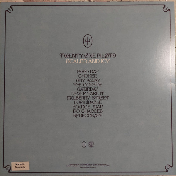 Twenty One Pilots - Scaled And Icy - Mint- LP Record 2021 Fueled By Ramen Crystal Clear Vinyl - Indie Pop / Indie Rock - Shuga Records