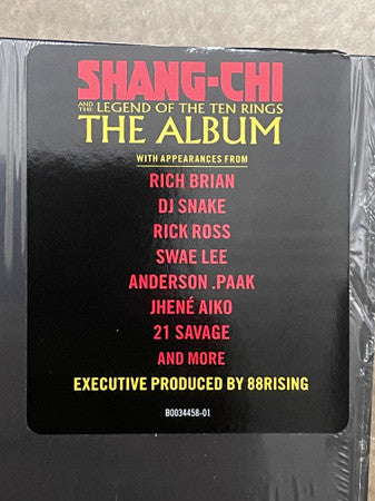 Various – Shang-Chi And The Legend Of The Ten Rings (The Album) - New LP Record 2021 Hollywood Vinyl - Marvel Soundtrack - Shuga Records