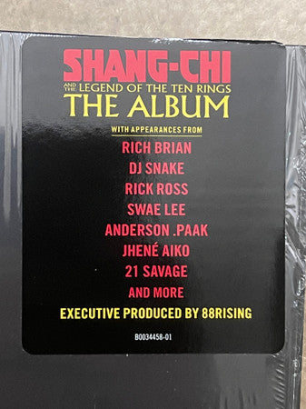 Various – Shang-Chi And The Legend Of The Ten Rings (The Album) - New LP Record 2021 Hollywood Vinyl - Marvel Soundtrack