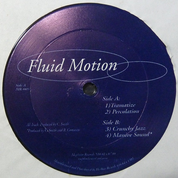 Fluid Motion - Tramatize - VG+ 12" Single Record 1996 Mephisto USA Vinyl - Breaks / Future Jazz / Downtempo - Shuga Records