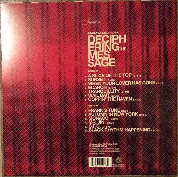 Makaya McCraven - Deciphering The Message - New LP Record 2021 Blue Note Vinyl - Chicago Contemporary Jazz - Shuga Records