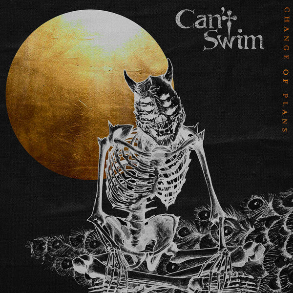 Can't Swim - Change Of Plans - Mint- LP Record 2021 Pure Noise Newbury Comics Exclusive Clear w/ Black & Gold Twist Vinyl & Download - Rock / Emo / Post-Hardcore - Shuga Records