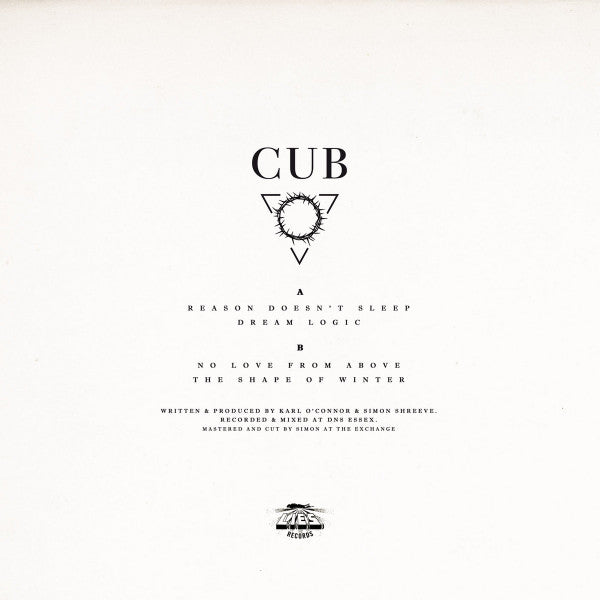Cub - The Dynamic Unconscious - VG+ EP Record 2022 L.I.E.S. USA Vinyl - Techno / Industrial / Abstract / Dub / Ambient - Shuga Records