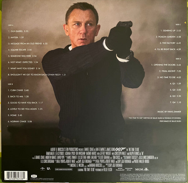 Hans Zimmer - Billie Eilish - No Time To Die (Original Motion Picture) - Mint- 2 LP Record 2021 Decca Vinyl - Soundtrack - Shuga Records