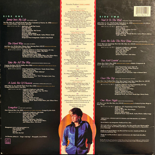 Stacy Lattisaw – Take Me All The Way - VG+ LP Record 1986 Motown Vinyl - Dance-Pop / Contemporary R&B - Shuga Records