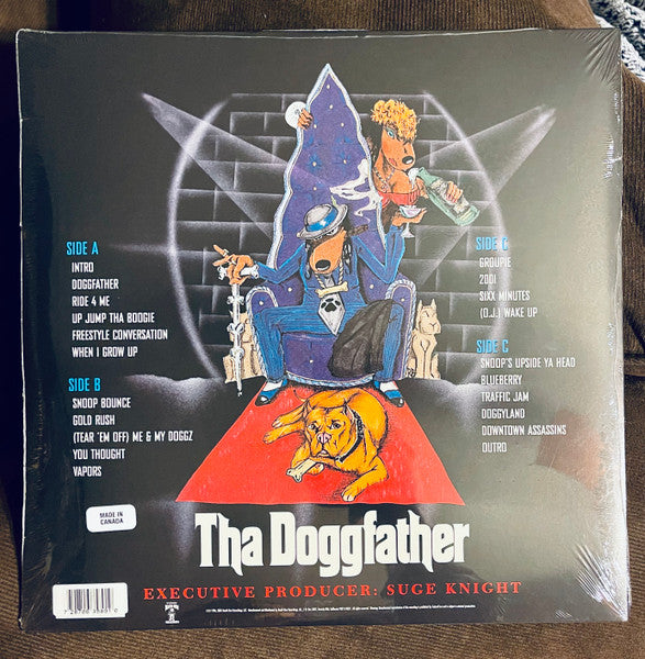 Snoop Doggy Dogg – Tha Doggfather (1996) - New 2 LP Record 2021 Death Row Gold/Clear w/ White/Gold Splatter 180 gram Vinyl - Hip Hop - Shuga Records