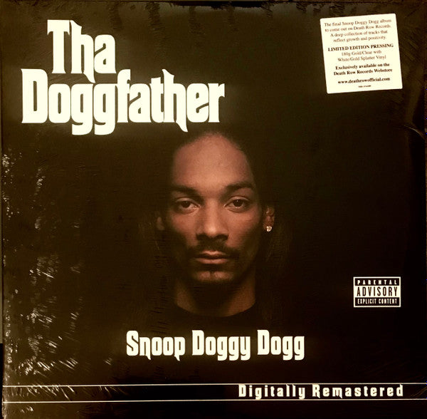 Snoop Doggy Dogg – Tha Doggfather (1996) - New 2 LP Record 2021 Death Row Gold/Clear w/ White/Gold Splatter 180 gram Vinyl - Hip Hop - Shuga Records