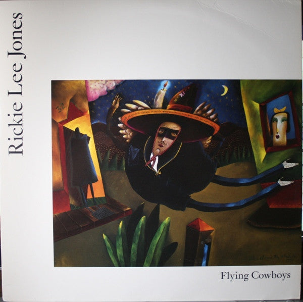 Rickie Lee Jones - Flying Cowboys - VG+ LP Record 1989 geffen USA Original Vinyl - Jazz / Afro-Cuban Jazz / Soul-Jazz - Shuga Records
