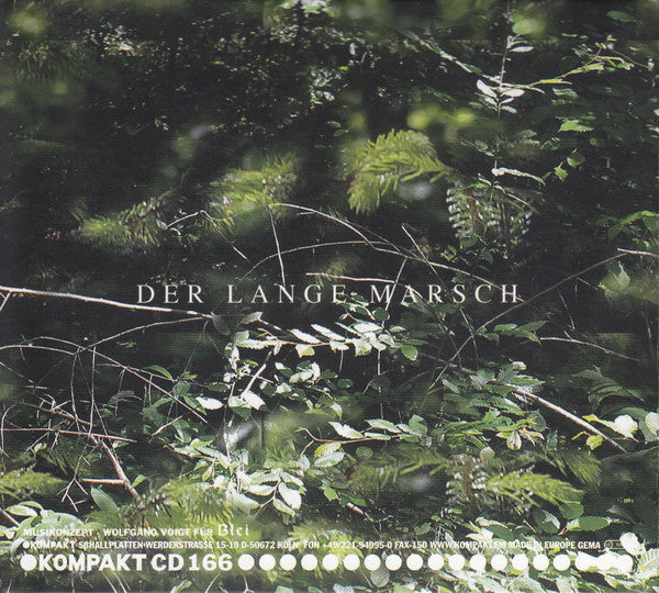 Gas - Der Lange Marsch - New CD 2021 Kompact Germany - Ambient / Techno / Modern Classical / Drone - Shuga Records