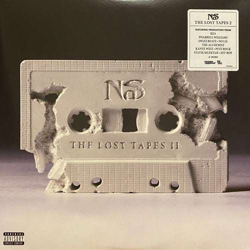 Nas - The Lost Tapes II - Mint- 2 LP Record 2019 Mass Appeal Grey Vinyl & Booklet - Hip Hop / Conscious - Shuga Records