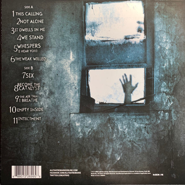 All That Remains - The Fall Of Ideals (2006) - New LP Record 2021 Craft Recordings USA Black Vinyl - Metalcore - Shuga Records