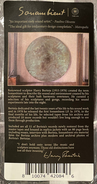 Harry Bertoia - Sonambient Complete Collection - New 11 LP Record Box Set 2021 Third Man Vinyl & Booklet - Classical / Sound Art / Ambient - Shuga Records