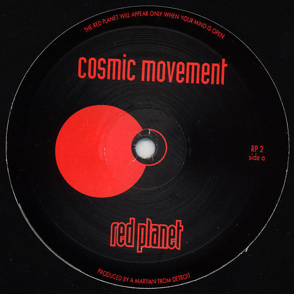 The Martian - Cosmic Movement / Star Dancer - VG+ 12" Single Record 1992 Red Planet USA Vinyl - Detroit Techno / Acid Techno - Shuga Records
