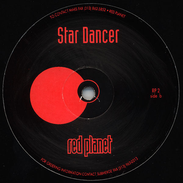 The Martian - Cosmic Movement / Star Dancer - VG+ 12" Single Record 1992 Red Planet USA Vinyl - Detroit Techno / Acid Techno - Shuga Records