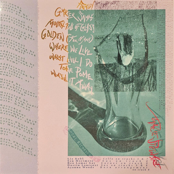 Macie Stewart (OHMME) - Mouth Full Of Glass - Mint- LP Record 2021 Orindal Clear Glass Vinyl & Insert - Chicago Art Rock / Avantgarde / Experimental - Shuga Records