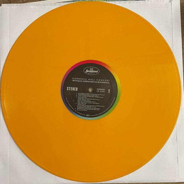 Buck Owens And His Buckaroos - Carnegie Hall Concert (1966) - Mint- LP Record 2021 Vinyl Me, Please. Yellow 180 gram Vinyl & Booklet - Country / Honky Tonk - Shuga Records