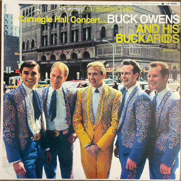 Buck Owens And His Buckaroos - Carnegie Hall Concert (1966) - Mint- LP Record 2021 Vinyl Me, Please. Yellow 180 gram Vinyl & Booklet - Country / Honky Tonk - Shuga Records