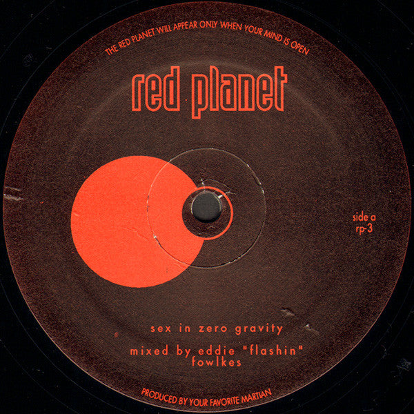 Your Favorite Martian - Sex In Zero Gravity - VG+ 12" Single Record 1993 Red Planet USA Original Press RARE Vinyl - Detroit Techno / Acid House - Shuga Records