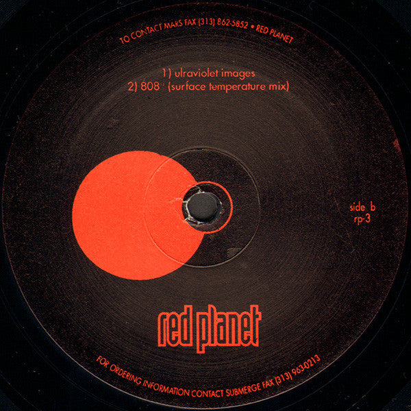 Your Favorite Martian - Sex In Zero Gravity - VG+ 12" Single Record 1993 Red Planet USA Original Press RARE Vinyl - Detroit Techno / Acid House - Shuga Records