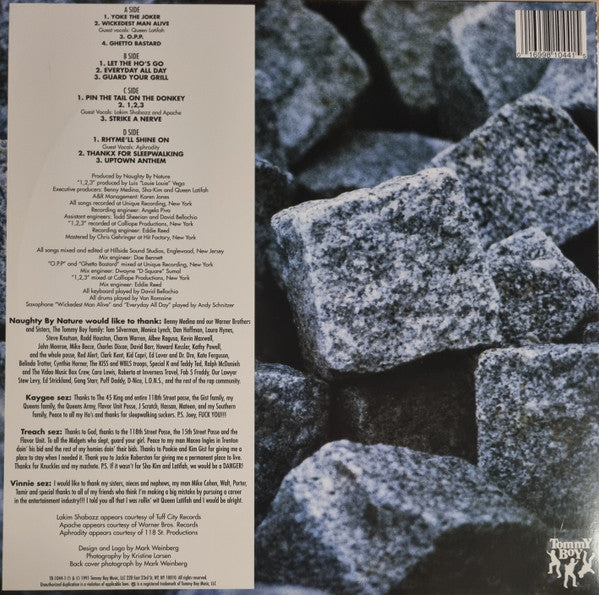 Naughty By Nature - Naughty By Nature (1991) - New 2 LP Record 2021 Tommy Boy Blue/Yellow Splatter Vinyl - Hip Hop - Shuga Records