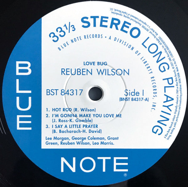 Reuben Wilson - Love Bug (1969) - Mint- LP Record 2021 Blue Note 180 Gram Vinyl - Jazz / Soul-Jazz - Shuga Records