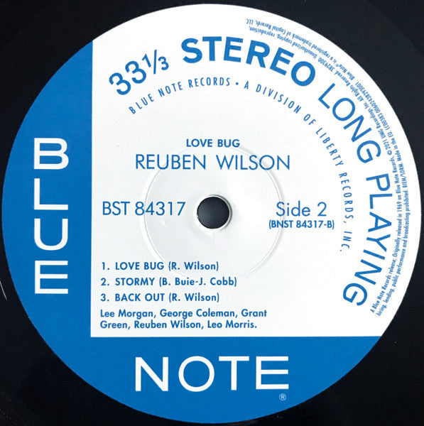 Reuben Wilson - Love Bug (1969) - Mint- LP Record 2021 Blue Note 180 Gram Vinyl - Jazz / Soul-Jazz - Shuga Records
