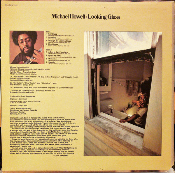 Michael Howell - Looking Glass - LP Record 1973 Milestone USA Original Vinyl - Jazz / Jazz-Funk - Shuga Records
