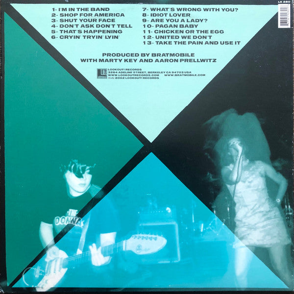 Bratmobile - Girls Get Busy (2002) - New LP Record 2024 Kill Rock Stars Evergreen Vinyl - Indie Rock / Punk / Riot Grrrl - Shuga Records
