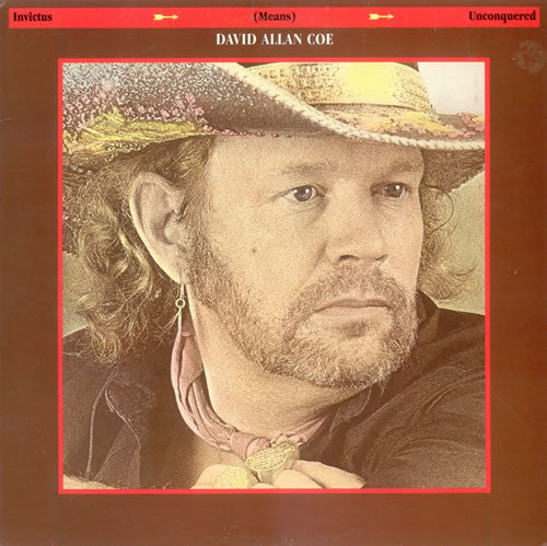 David Allan Coe - Invictus (Means) Unconquered - Mint- LP Record 1981 Columbia USA Vinyl - Country - Shuga Records