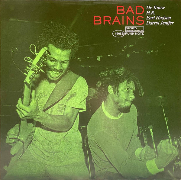Bad Brains - Bad Brains (1982) - New LP Record 2021 ORG Music Vinyl with alternative Punk Note Cover - Punk / Hardcore / Reggae - - Shuga Records