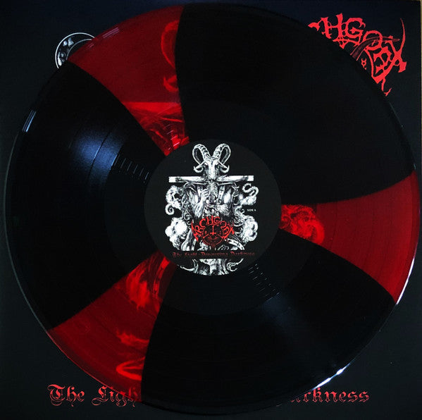 Archgoat - The Light-Devouring Darkness (2009) - Mint- LP Record 2021 Debemur Morti France Red With Black Spinner Effect Vinyl, Poster & Booklet - Black Metal / Thrash - Shuga Records