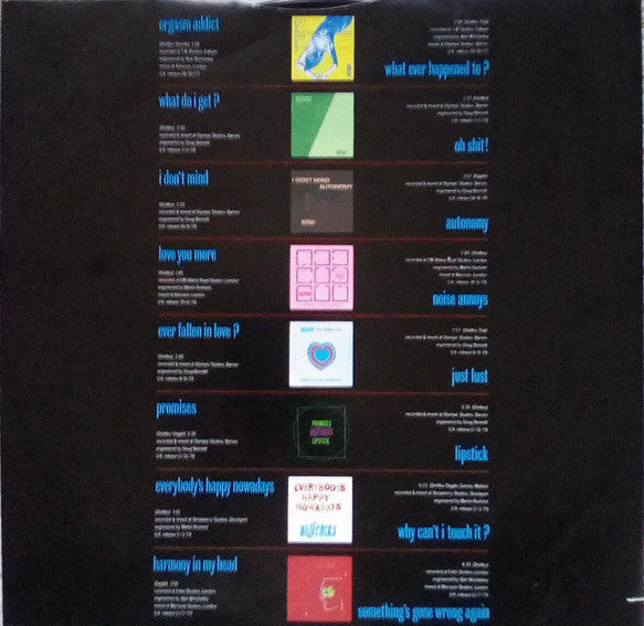 Buzzcocks – Singles Going Steady - Mint- (VG+ cover) LP Record 1979 I.R.S. USA Original Vinyl & Inner - Punk / Power Pop / Rock