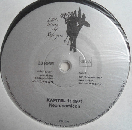 Necronomicon - Vier Kapitel - VG+ 4 LP Record Book Box Set 1990 Little Wing Of Refugees Germany Vinyl, Numbered , Book & Poster - Psychedelic Rock / Krautrock - Shuga Records