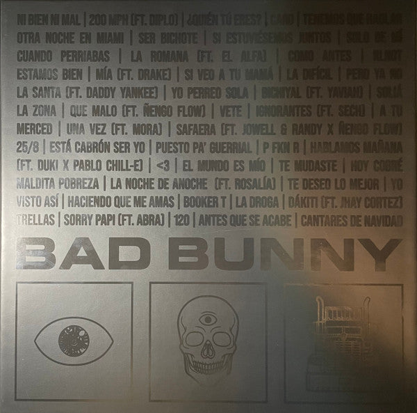 Bad Bunny - Anniversary Trilogy (X100PRE, YHLQMDLG, EL ÚLTIMO TOUR DEL MUNDO) - New 6 LP Record Box Set 2021 Rimas Vinyl & Lenticular 3D Poster - Hip Hop / Reggaeton / Latin - Shuga Records