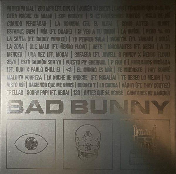 Bad Bunny ‎– Anniversary Trilogy (X100PRE, YHLQMDLG, EL ÚLTIMO TOUR DEL MUNDO) - New 6 LP Record Box Set 2021 Rimas Vinyl & Lenticular 3D Poster - Hip Hop / Reggaeton / Latin