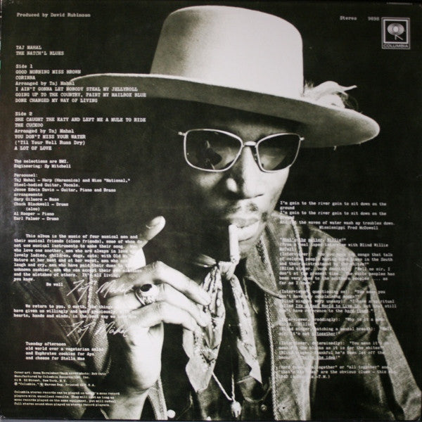 Taj Mahal - The Natch'l Blues (1968) - VG+ LP Record 1981 Columbia USA Vinyl - Blues - Shuga Records