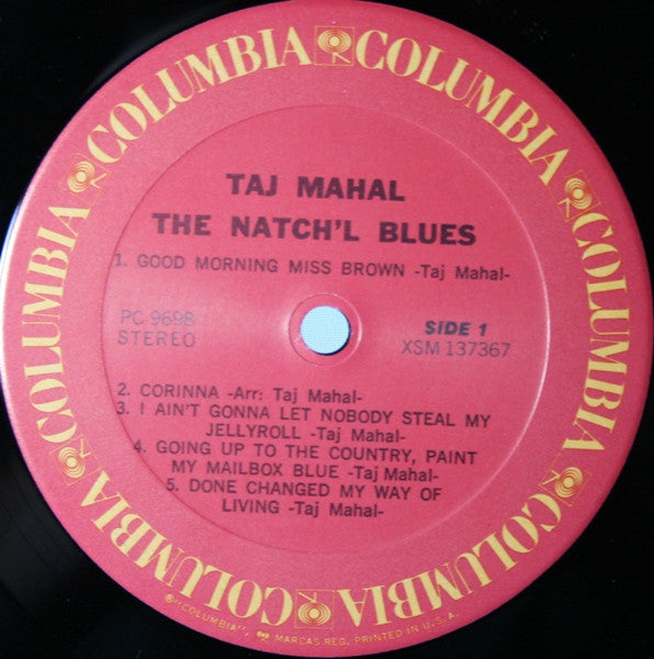 Taj Mahal - The Natch'l Blues (1968) - VG+ LP Record 1981 Columbia USA Vinyl - Blues - Shuga Records
