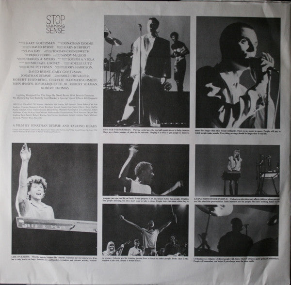 Talking Heads - Stop Making Sense - Mint- (VG+ cover) LP Record 1984 Sire Club Edition USA Original Vinyl & Inner - New Wave / Indie Rock - Shuga Records