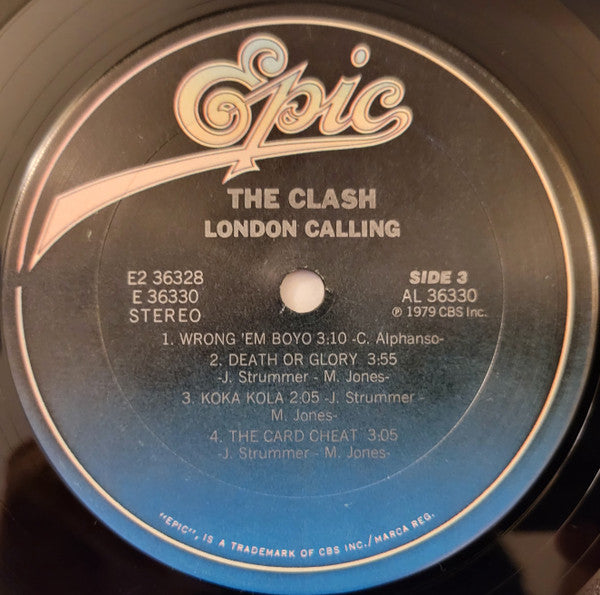 The Clash - London Calling - VG+ 2 LP Record 1980 Epic USA Original Vinyl, Inner Sleeves & Original 1980 Receipt - Punk / Rock / New Wave - Shuga Records
