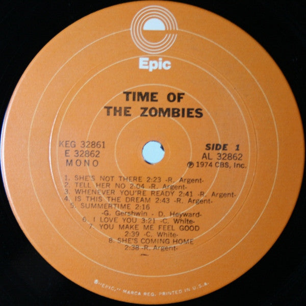 The Zombies - Time Of The Zombies - Near Mint- 2 LP Record 1974 Epic USA Vinyl - Pop Rock / Psychedelic Rock - Shuga Records