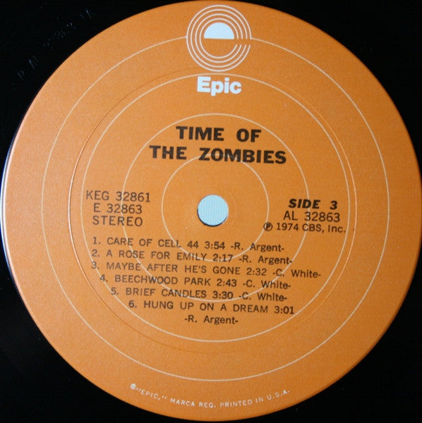 The Zombies - Time Of The Zombies - Near Mint- 2 LP Record 1974 Epic USA Vinyl - Pop Rock / Psychedelic Rock - Shuga Records