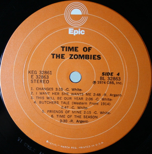 The Zombies - Time Of The Zombies - Near Mint- 2 LP Record 1974 Epic USA Vinyl - Pop Rock / Psychedelic Rock - Shuga Records