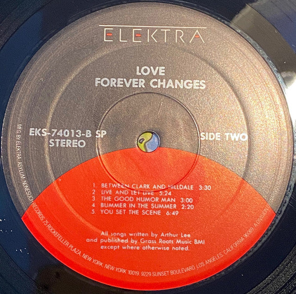Love - Forever Changes (1967) - VG+ LP Record 1985 Elektra USA Vinyl - Psychedelic Rock / Folk Rock - Shuga Records